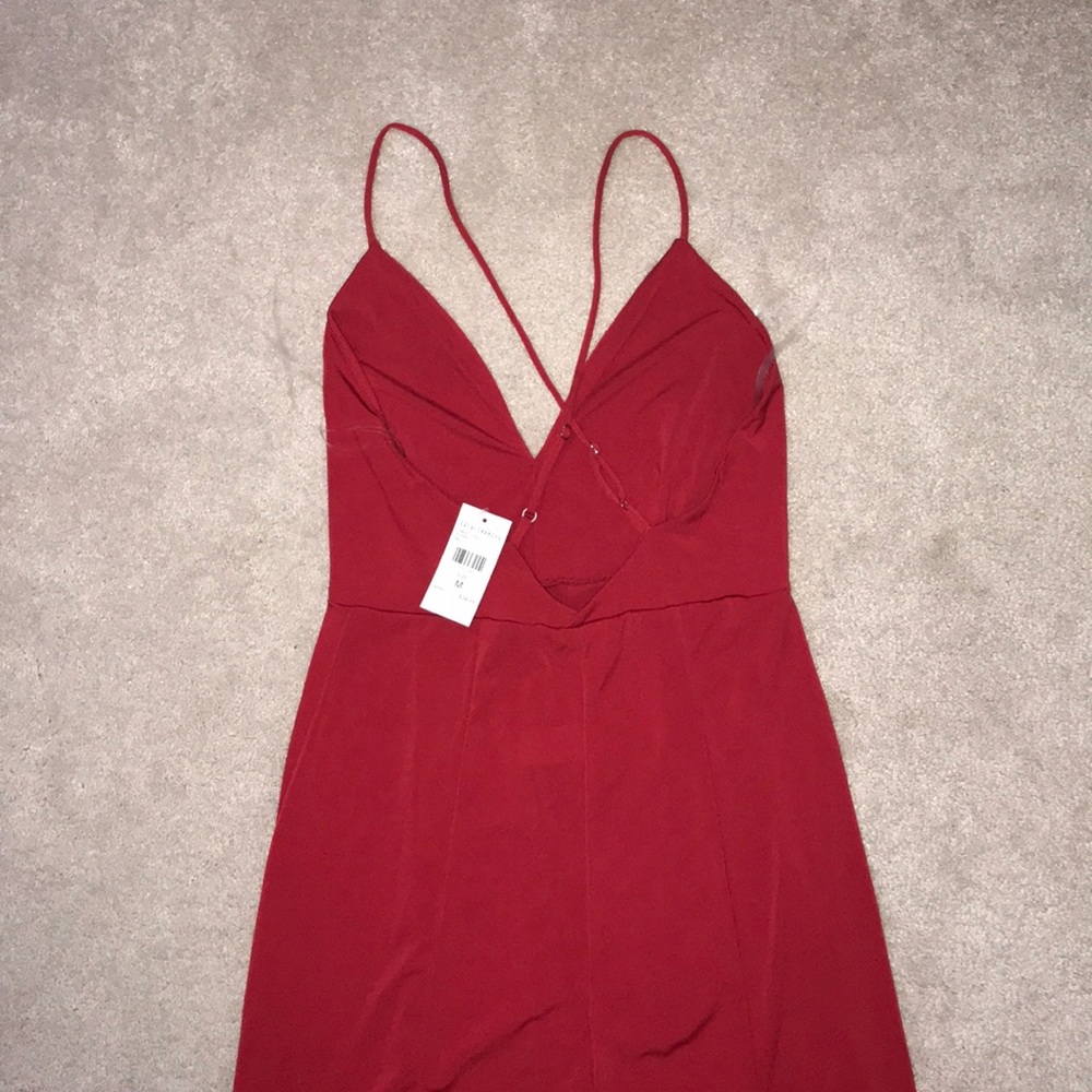 Red jumpsuit